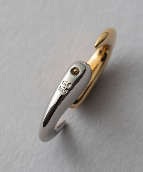 ete ピアス バイカラー フローピアス レディース : ZOZOTOWN