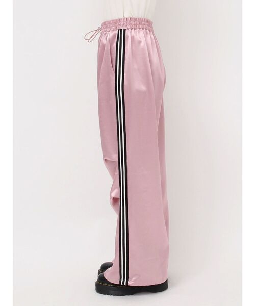 jouetie（ジュエティ） パンツ サイドラインサテンパンツ レディース