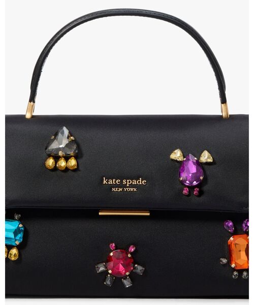 kate spade*刺繍が目を惹く*上品*華やか*トップハンドルバッグ kate spade NEW YORK ハンドバッグ グレース エンベリッシュド