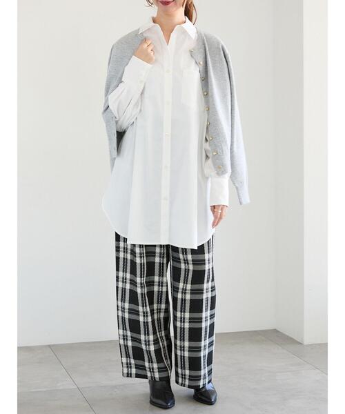 Te chichi（テチチ） ブラウス シャツ オーバーシルエットシャツ