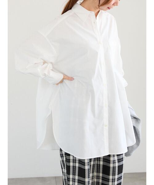 Te chichi（テチチ） ブラウス シャツ オーバーシルエットシャツ