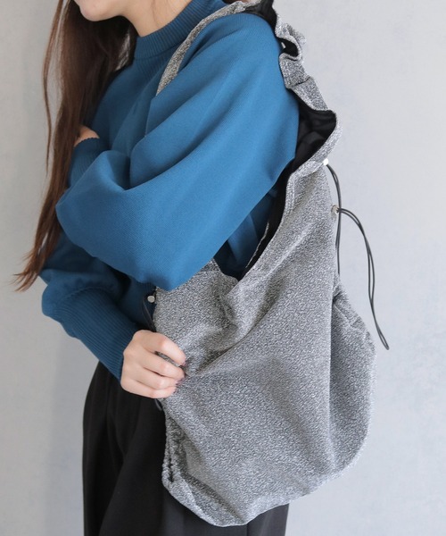 トートバッグ Yourelia cheriella トートバッグ 「cheriella」ドロストラメトートバッグ