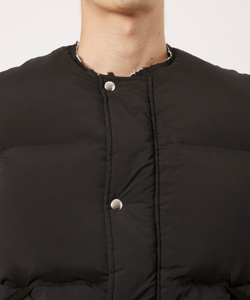 soe（ソーイ） ダウンベスト ベスト 別注 Collarless Down Vest Jacket