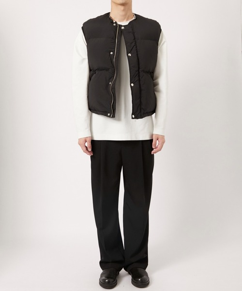 soe（ソーイ） ダウンベスト ベスト 別注 Collarless Down Vest Jacket