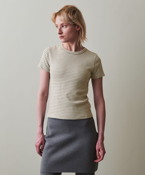 つ*き様 新品未使用 Steven Alan コットンボーダーTシャツ STEVEN ALAN tシャツ 「Steven Alan」コットン ボーダー Tシャツ