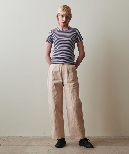 STEVEN ALAN tシャツ 「Steven Alan」コットン ボーダー Tシャツ
