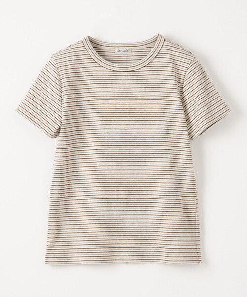 つ*き様 新品未使用 Steven Alan コットンボーダーTシャツ STEVEN ALAN tシャツ 「Steven Alan」コットン ボーダー Tシャツ
