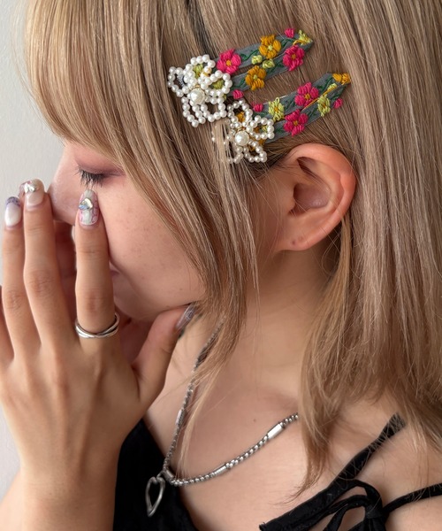 leinwande（ラインヴァンド） ヘアピン Berry Twins Hair Clip