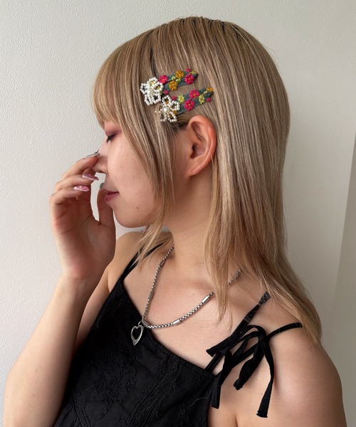 kutir（クティール） ヘアピン kutirlune／「2SET」レトロフラワー