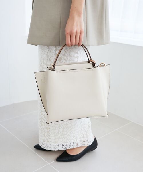 le.coeur blanc ショルダーバッグ バッグ チャーム付2way