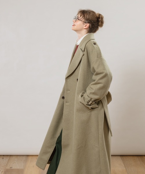 MUHET（ミュエータ） チェスターコート MEDIUM カーキ レディース