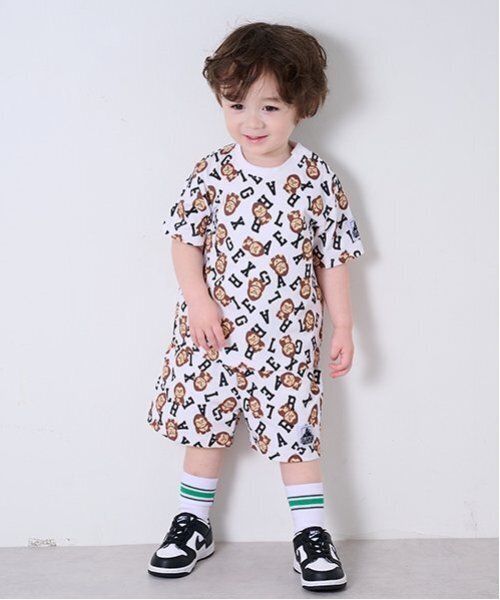 驚きの価格が実現！ XLARGE KIDS キッズ 総柄ファニーゴリラショートパンツ パンツ トップス