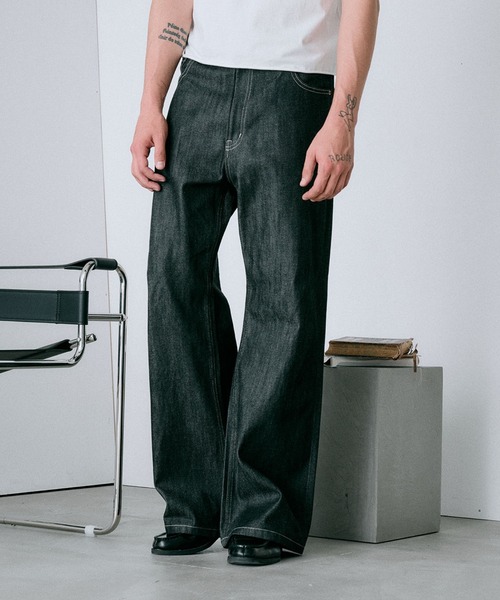 Regen Glanz ジーンズ straight selvedge denim/ストレート