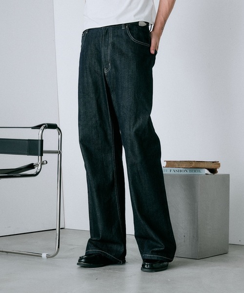 Regen Glanz デニムパンツ structure rigid denim pants / ストラクチャーリジットデニムパンツ