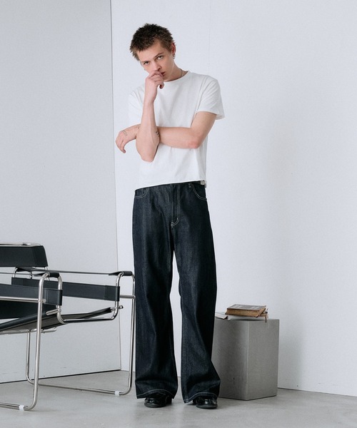 Regen Glanz ジーンズ straight selvedge denim/ストレート