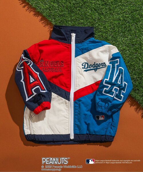 MLB スタジャン アウター 「MLB×PEANUTS」クレイジージャケット
