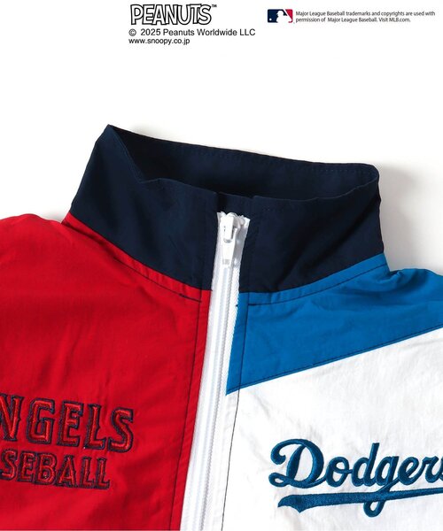 MLB スタジャン アウター 「MLB×PEANUTS」クレイジージャケット
