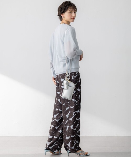 23区今季新品未使用【杏さん着用シャイニーシアー ドルマンスリーブ カーディガン 23区 カーディガン 「杏さん着用」シャイニーシアー ドルマン