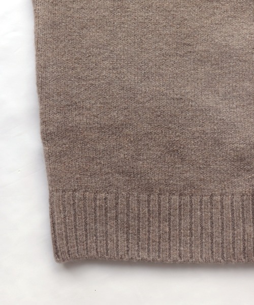 「andme」 長袖ニット F(M) グレイッシュベージュ レディース_画像4