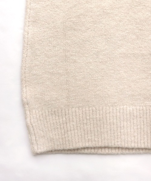 「andme」 長袖ニット F(M) グレイッシュベージュ レディース_画像5