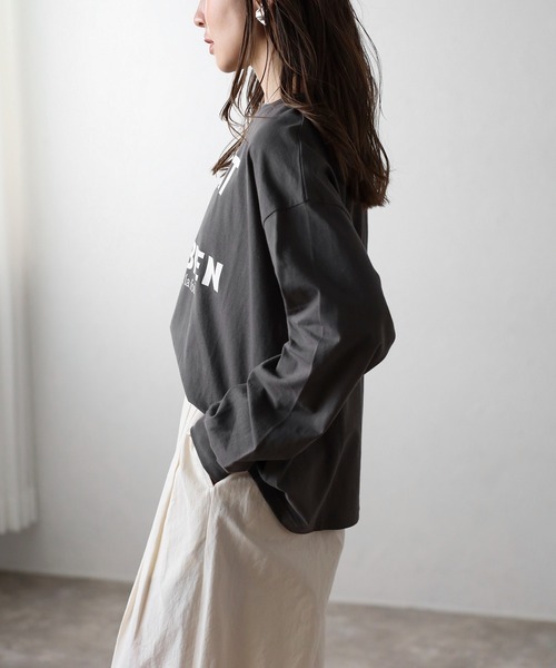 Bonjour Sagan（ボンジュールサガン） tシャツ 前後2WAYクルーネック