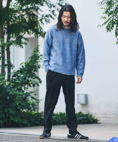 「URBAN RESEARCH Sonny Label」 長袖ニット MEDIUM オレンジ メンズ_画像6