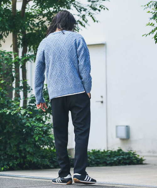 「URBAN RESEARCH Sonny Label」 長袖ニット MEDIUM オレンジ メンズ_画像7