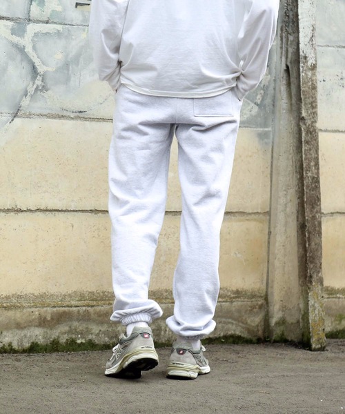 「LOS ANGELES APPAREL」 スウェットパンツ MEDIUM ヘザーグレー メンズ_画像4