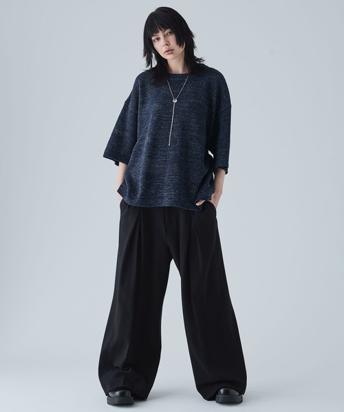 VELNUS セーター ニット 「VELNUS」Watermark knitting loose