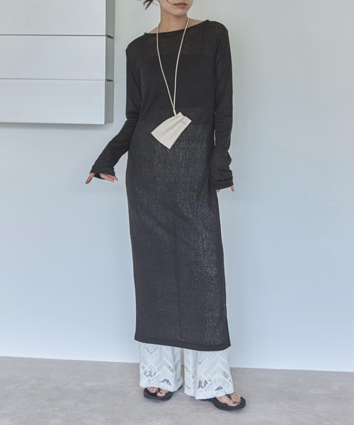 feepur パンツ 「TALLサイズあり」レースパンツ レディース