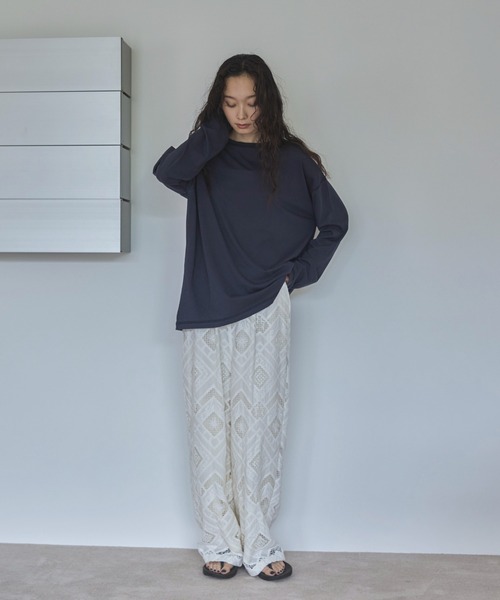 feepur パンツ 「TALLサイズあり」レースパンツ レディース