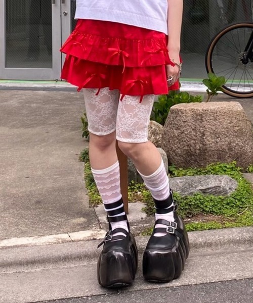 Candy Stripper SKIRT LAYERED パンツ Candy Stripper（キャンディーストリッパー） パンツ RIBBON SKIRT