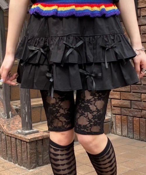 Candy Stripper SKIRT LAYERED パンツ Candy Stripper（キャンディーストリッパー） パンツ RIBBON SKIRT