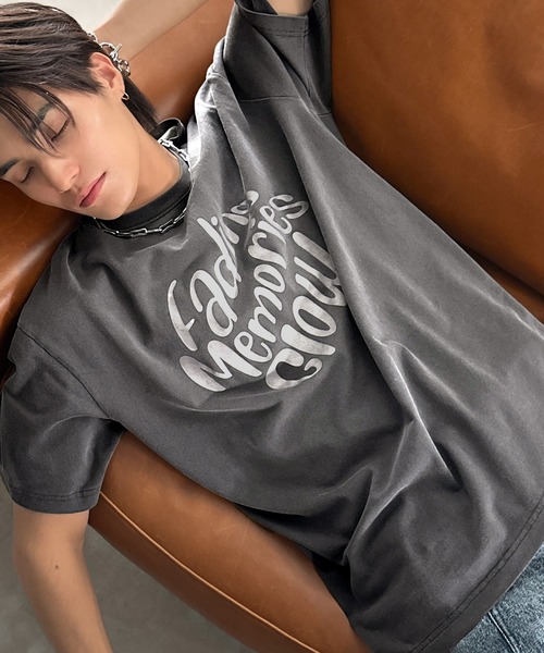 Classical Origin tシャツ ピグメント加工マットグラフィック柄Tシャツ