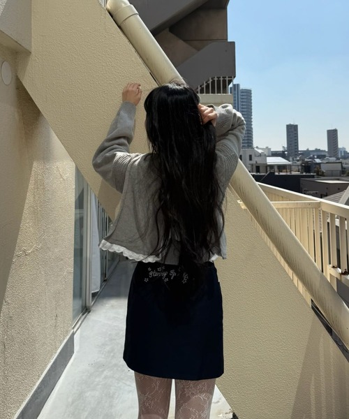 hugi スカート STARRY SPARKLE SKIRT/スターリースパークルスカート