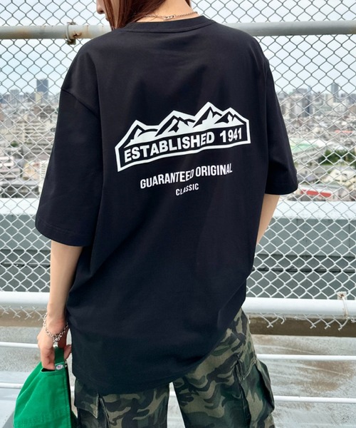 [JEEP]M-Logo グラフィック 半袖 Tシャツ Jeep tシャツ 「日本未発売/WEB限定」JEEP(ジープ)/グラフィック