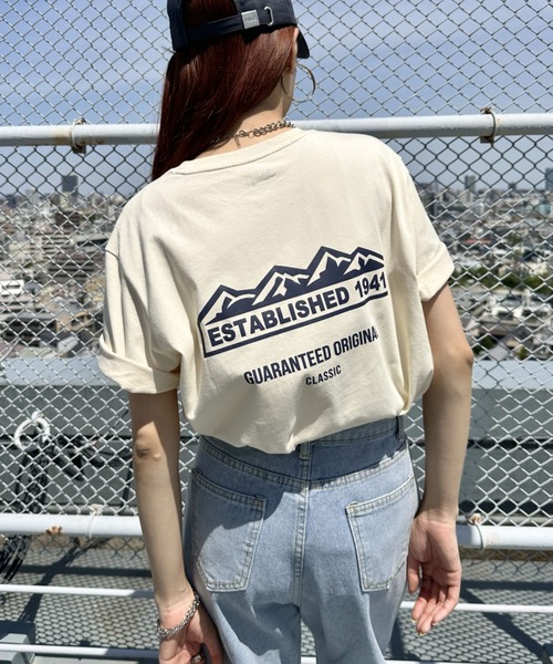 tシャツ 「日本未発売/WEB限定」JEEP(ジープ)/グラフィック バックロゴ ロゴ刺繍 半袖 Tシャツ/M-Logo graphic t-shir Jeep tシャツ 「日本未発売/WEB限定」JEEP(ジープ)/グラフィック