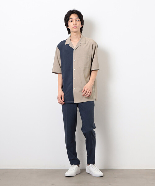 COMME CA ISM（コムサイズム） スラックス 「セットアップ対応」ライト