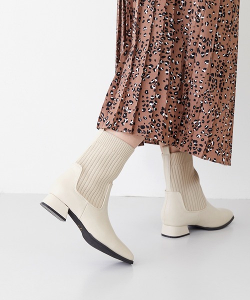 「menue」 ショートブーツ M ブラック レディース_画像4