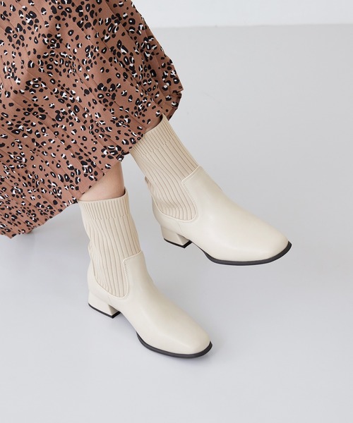 「menue」 ショートブーツ M ブラック レディース_画像5