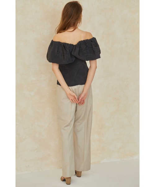 Estella.K ブラウス シャツ Parker Top オフショルケープブラウス 