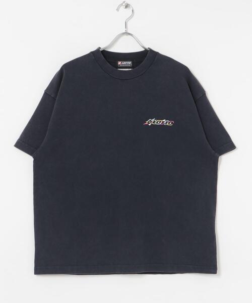 Tシャツ・カットソー Logo Motif T-Shirt ユニセックス】ミニロゴセミワイドシルエットロングTシャツ