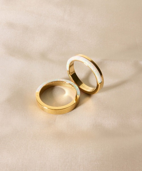 THE LIMELY（ザ・ライムリー） 指輪 リング オパールプレートリング