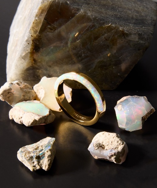 THE LIMELY（ザ・ライムリー） 指輪 リング オパールプレートリング