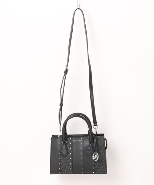 MICHAEL KORS ハンドバッグ SHEILA スタッズ パッチワーク