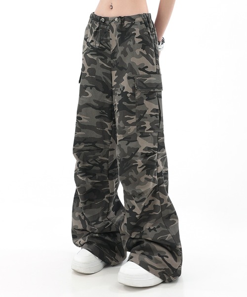 Lilamusant カーゴパンツ Lilamusant(リラミュゾン)カモフラージュ