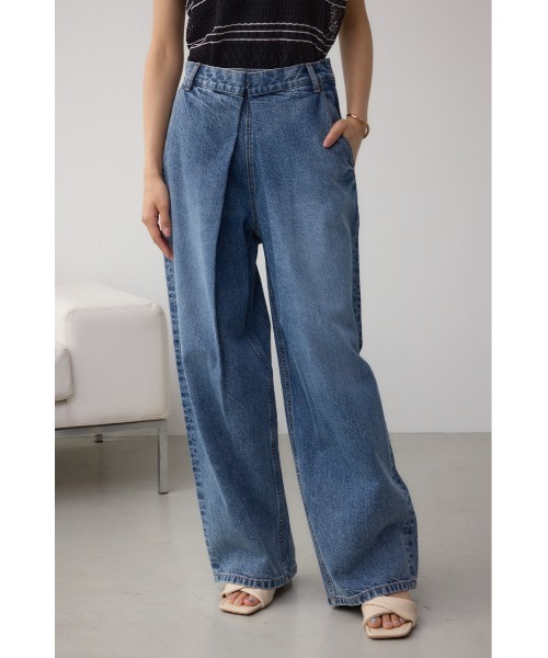デニム・ジーパン MISBHV Woman Jeans Blue 241W301 MALIBU BLU MISBHV Blue Monogram Jeans MISBHV