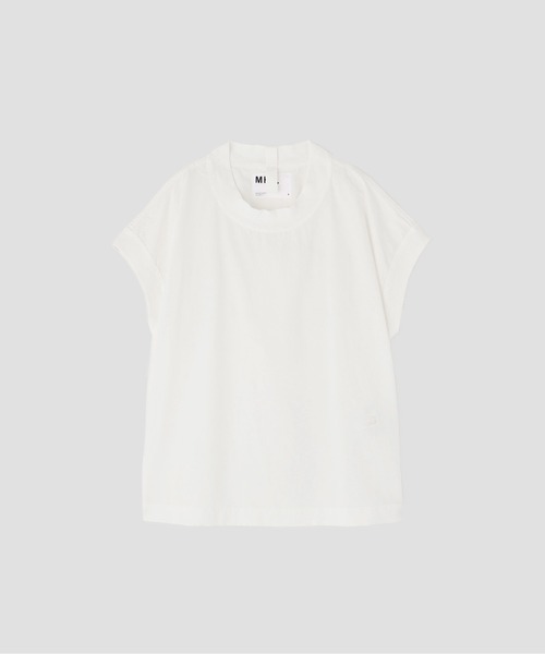 トップス MHL. HIGHCOUNT COTTON LINEN Margaret Howell MHL Storm Flap Shirt Dry Cotton Linen Carbon