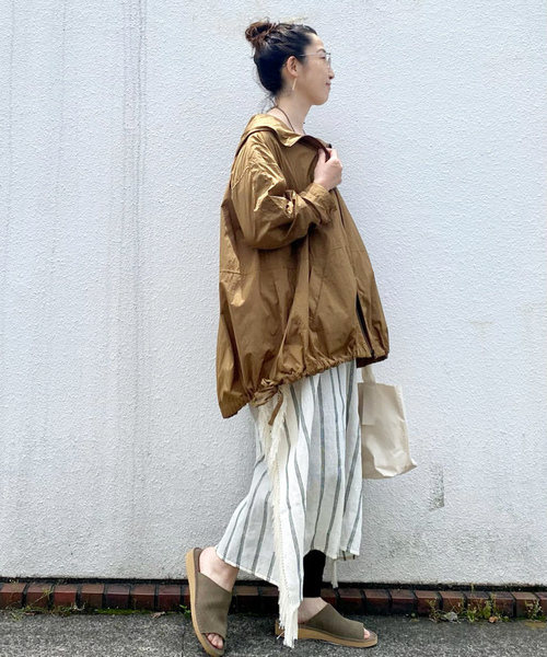 「JOURNAL STANDARD LUXE」 ナイロンブルゾン SMALL ブラウン レディース