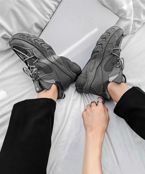 shoes365 スニーカー 「SHOES 365」厚底ダッドスニーカー メンズ